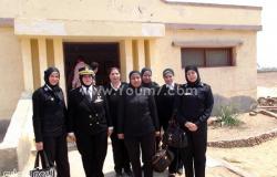 بالصور.. تدريبات الشرطة النسائية على الرماية بالذخيرة الحية بـ"أبو زعبل"