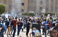 حجز 8 طلاب ضبطوا باشتباكات جامعة القاهرة لحين ورود تحريات الأمن