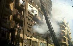 إخماد حريق نشب فى مبنى الضرائب العقارية بوسط القاهرة (تحديث)