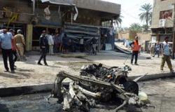 مقتل مدنيين اثنين وإصابة 4 آخرين فى انفجارين شمالى بغداد