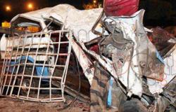 إسعاف قنا: مصرع فتاة وإصابة 11 فى حادث انقلاب سيارة بقوص