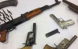 ضبط 4 قطع أسلحة نارية و4 طلقات حية فى حملة أمنية بسوهاج