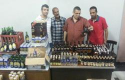ضبط 1708 زجاجة بيرة وويسكى وفوديكا قبل ساعات من رمضان فى سوهاج