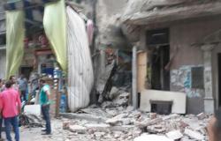 بالصور.. انهيار عقار من 3 طوابق بمنطقة جليم فى الإسكندرية