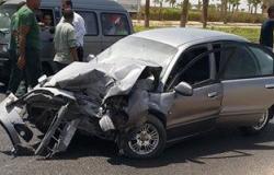 مصرع 5 أشخاص وإصابة 11 آخرين فى حادث تصادم بالطريق الدولى بكفر الشيخ