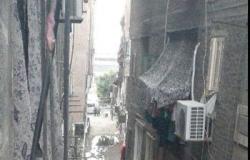 صحافة المواطن: شوارع قرية ميت نما تغرق فى مياه الصرف الصحى