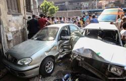 مصرع شخصين وإصابة 2 آخرين فى حادث تصادم على رافد الطريق الدولى بكفر الشيخ