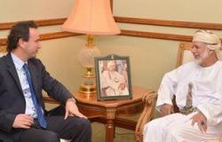 وزير خارجية عمان يستقبل رئيس الائتلاف السورى المعارض خالد خوجة