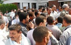 تظاهر العاملين بمديرية المساحة بالغربية للمطالبة بتطبيق اللائحة المالية