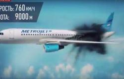قناة روسية تنشر فيديو توضيحى لانفجار الطائرة المنكوبة فى سيناء بقنبلة