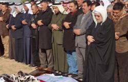 بالصور.. العراقيون يشيعون جثمان رئيس المجموعة العربية بمحافظة كركوك