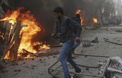 ارتفاع ضحايا تفجير ثلاث شاحنات ملغومة فى شرق سوريا إلى 60 قتيلا