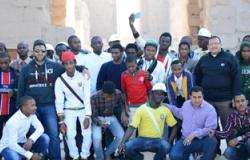 بالصور.. 100 من الطلائع الأفارقة يزورون معابد الأقصر بمبادرة "تجمعنا قارة"