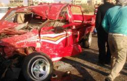 مصرع مواطنين وإصابة آخر فى حادث تصادم 3 سيارات نقل غرب بورسعيد