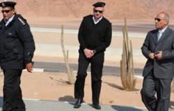مدير أمن جنوب سيناء يتفقد مبنى إدارة مرور شرم الشيخ