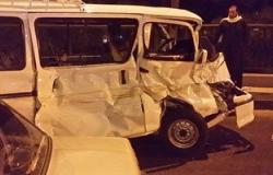 إصابة 6 أشخاص فى حادث انقلاب سيارة بالمنيا