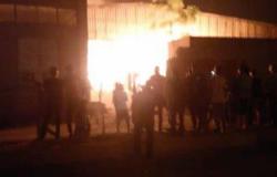 "صحافة المواطن": اندلاع حريق ضخم بمصنع "طوب" بالدقهلية