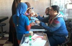 قافلة طبية تكشف على 1450 مواطن من قرية النزلة فى الفيوم