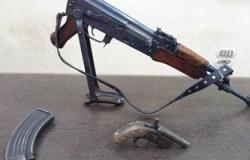 حبس تاجر سلاح ضبط بمنشأة القناطر ضبط وبحوزته بندقية آلية