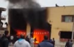 الحماية المدنية بدمياط تسيطر على حريق فى سوبر ماركت بمنطقة الشرباصى