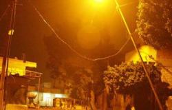 سقوط عمود إنارة غرب الإسكندرية بسبب شدة الرياح