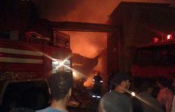 أهالى شبرا الخيمة يشاركون "صحافة المواطن" بصور وفيديوهات لحريق مصنع إطارات
