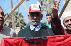 متظاهرو القائد إبراهيم يدعمون الحرب ضد الإرهاب وينعون الشهيد شريف محمد عمر