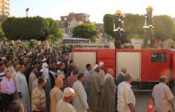 بالصور.. تشييع جنازة رقيب شرطة فى بنى سويف بعد استشهاده بسيناء