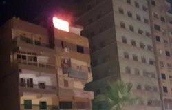"الحماية المدنية" تسيطر على حريق فى برج سكنى بالمنيا