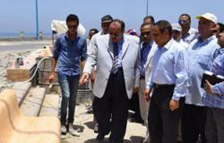 محافظ الإسكندرية يتفقد أعمال تطوير منطقة بئر مسعود لاستقبال المصطفين