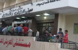 نقل مجندين مصابين بطلقات نارية لمستشفى العريش