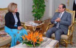 الرئيس السيسي يؤكد دعم مصر الكامل لترشيح مشيرة خطاب لـ"اليونسكو"