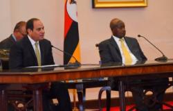 الرئيس السيسى يعود للقاهرة بعد زيارة سريعة لأوغندا