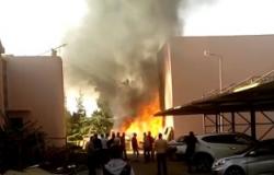 السيطرة على حريق بمجلس مدينة طوخ بسبب سوء الأحوال الجوية