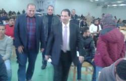 بالصور .. رئيس جامعة بورسعيد يتابع سير الإمتحانات بكلية التربية الرياضية