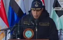 قائد القوات البحرية لـ السيسى: نعاهدكم أن نظل درع مصر المنيع