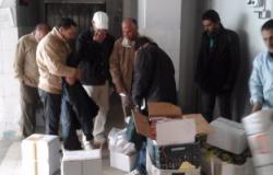 ضبط مواد غذائية منتهية الصلاحية بمحلات مدينة أبورديس