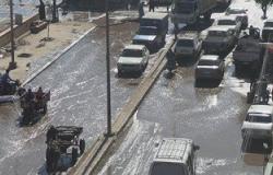 المرور: تحويلات مرورية بسبب كسر ماسورة مياه بطريق إسكندرية الصحراوى