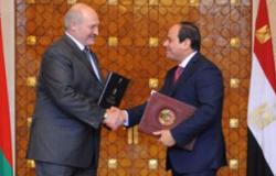الرئاسة: السيسى أكد حرص مصر على تطوير العلاقات الثنائية مع بيلاروسيا